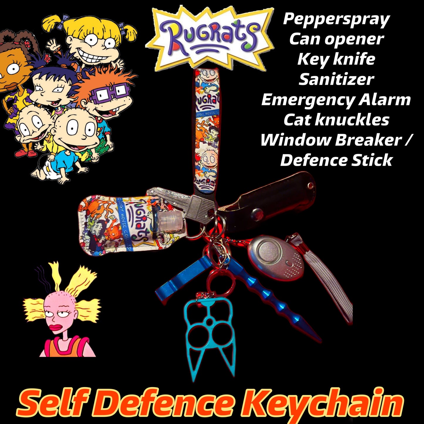 Self defense keychain